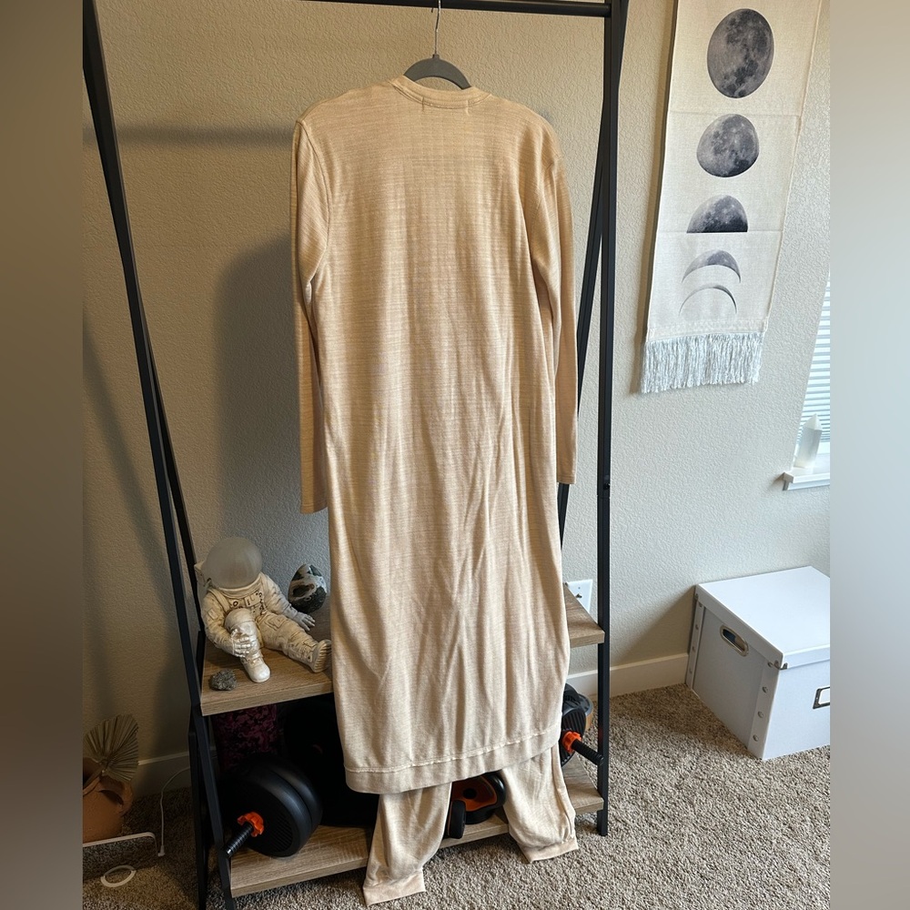 FP Movement by Free People Cream Sleeveless Drawstring Jumpsuit - Picture 5 of 13